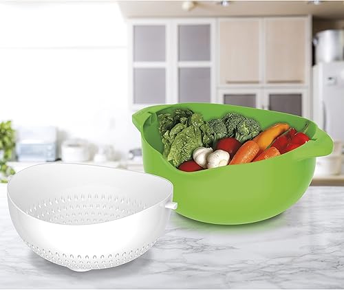Cuisinart CTG-00-SCLD - Colador de cesta oscilante, verde y blanco, talla única