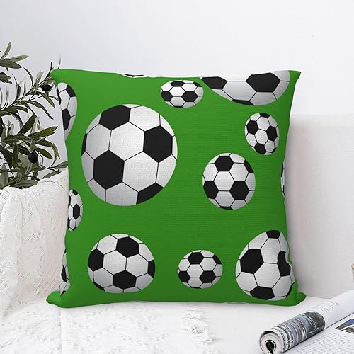 Miniatura 3 de YIPOCH Soccer Ball- Throw Pillow Covers 26"x26" Throw Pillow Cushion Cases Decoration for Couch Sofa Pillow Covers fundas para cojines de sala Cute