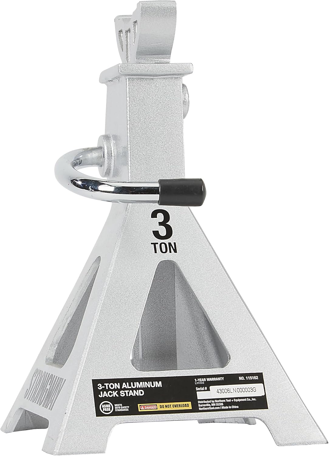 Strongway Aluminum Jack Stands, 3000-Lb. Capacity, Pair