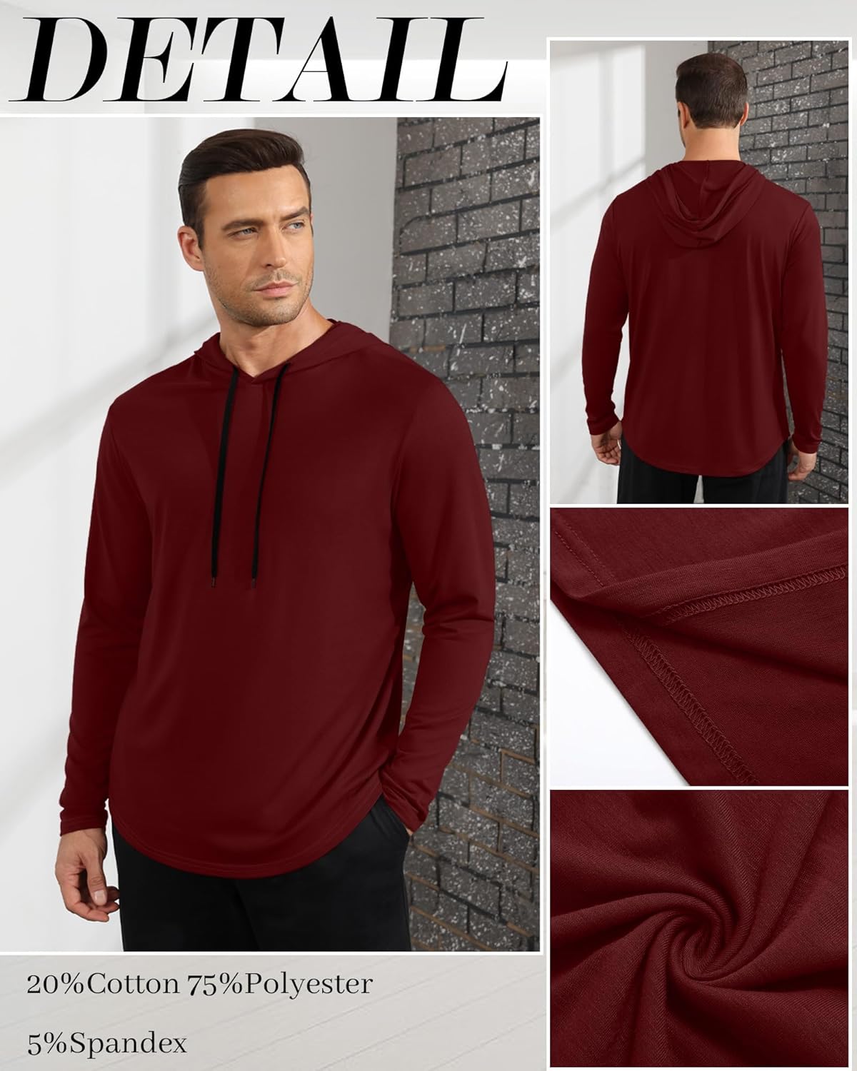 3 Pack Mens Big and Tall Hoodies Pullover Loose Fit Casual Athletic Long Sleeve Hooded Sweatshirts - Image 6
