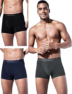 DAMENSCH Regular Fit Solid Trunks for Men Pack of 3 | Micromodal, Stretchy Fabric, Anti-Bacterial and Microfibre Waistband Price In India