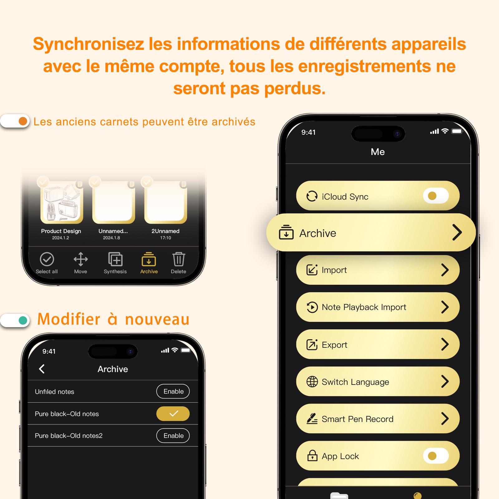 Yuan Smart Writing Set, Carnet Tablette de Papier sans Fil Bluetooth | Stylo Intelligent avec Carnet Intelligent, Carnet numérique, Stylo Connecté avec APP peut ajouter des étiquettes et partager
