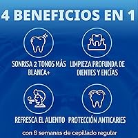 Vista 6 de ARM & HAMMER Advance White Pasta de dientes, Pasta de dientes blanqueadora de bicarbonato de sodio con Tecnología de Defensa contra Manchas y Flúor