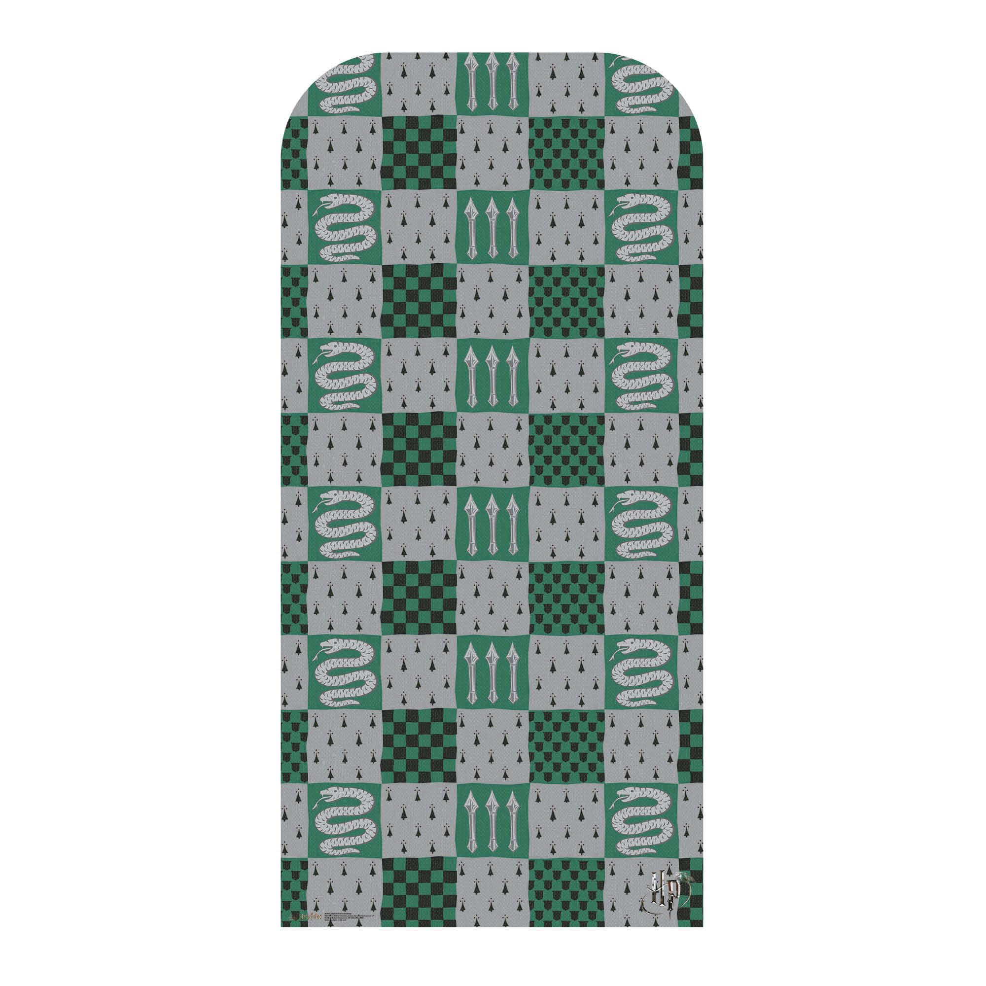 Star Cutouts SC4447 Slytherin Hogwarts House Backdrop & Sailboard Cardboard Cutout – Large Wizarding World Display for Parties, Events & Fans – 193cm Tall