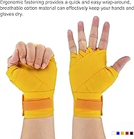 Vista 5 de PATIKIL Envoltura de mano de boxeo, vendajes elásticos de puño de artes marciales para kickboxing tailandés