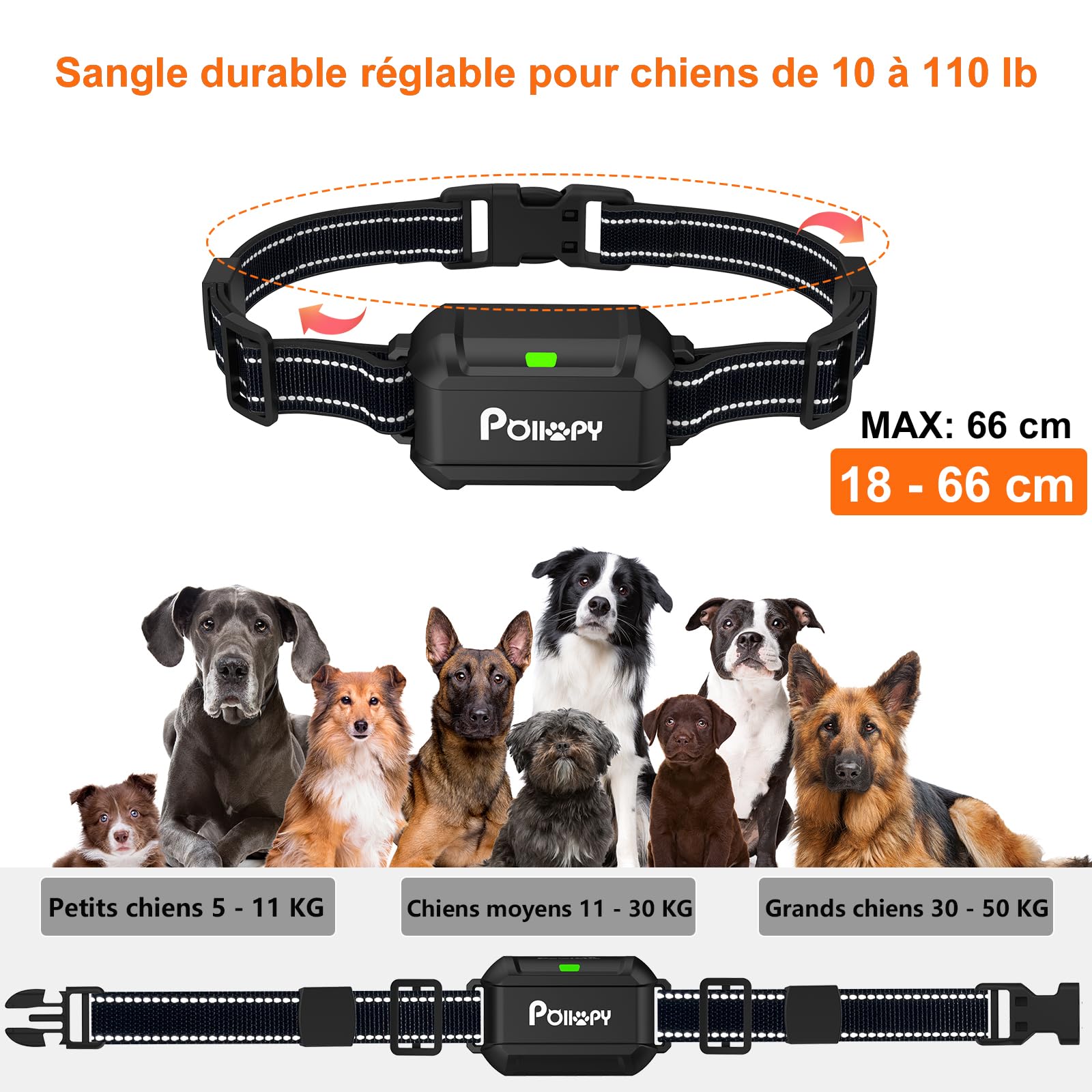 Système de Clôture Sans fil Pour Chien, 3 en 1 Clôtures Anti Fugue pour Chiens avec Zone D'entrée Interdite + Fonction Collier de Dressage pour Chien pour Intérieur et Extérieur, Invisible Portable