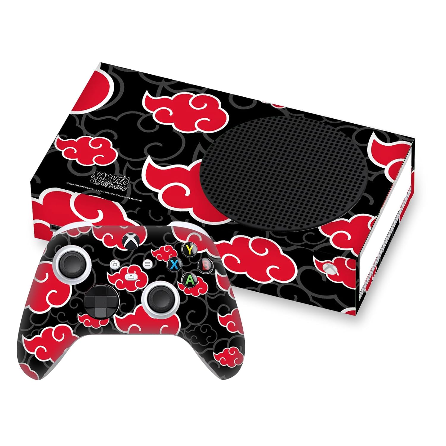 Head Case Designs Officially Licensed Naruto Shippuden Akatsuki Iconic Vinyl Sticker Gaming Skin Decal Cover Compatible With Xbox Series S Console and Controller Bundle