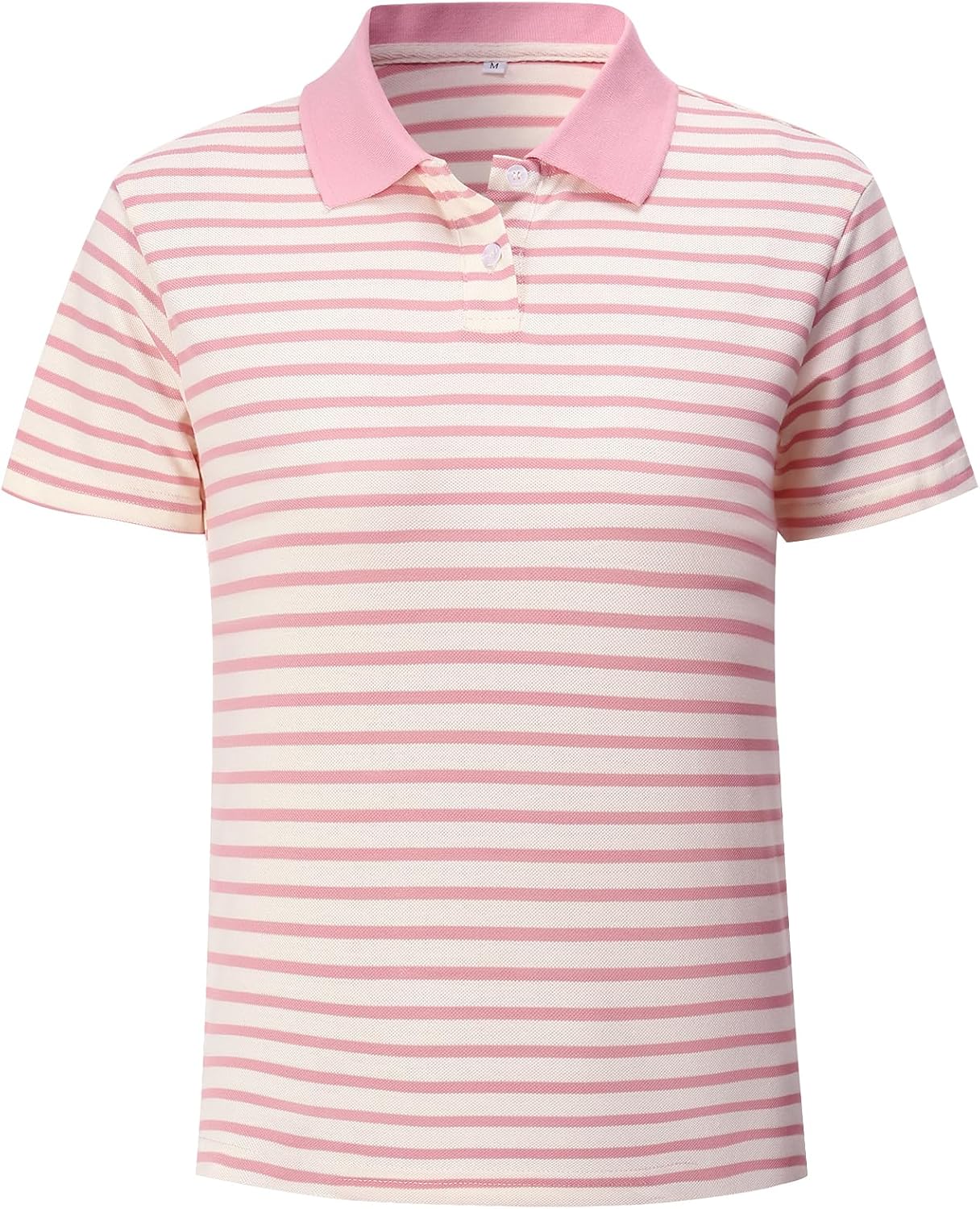 COZYPOIN Boys Girls Polo Shirts Striped Short Sleeve Golf T Shirt School Button Collared Tee for Kids, 5-14 Years