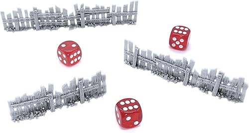 Miniatura 2 de Ye Old Fence - DND Terrain compatible con Dungeons and Dragons, 1.102 in Wargaming en miniatura, juegos de rol de mesa, escenario de juego de guerra