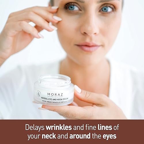 Miniatura 3 de Moraz Crema herbaria para ojos y cuello – Crema para debajo de los ojos sin parabenos y SLS con 7 aceites rejuvenecedores incluyendo aceite de