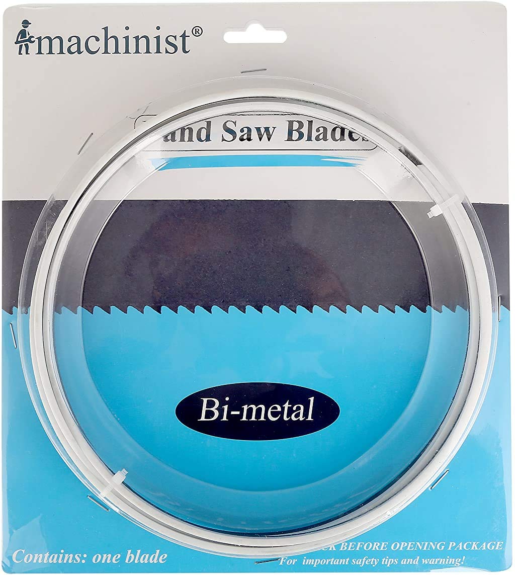 ImachinistS70121214SS Bi-Metal 70-1/2" Long, 1/2" Wide, 0.025" Thick Bandsaw Blades for Cutting Stainless Steel (14TPI)