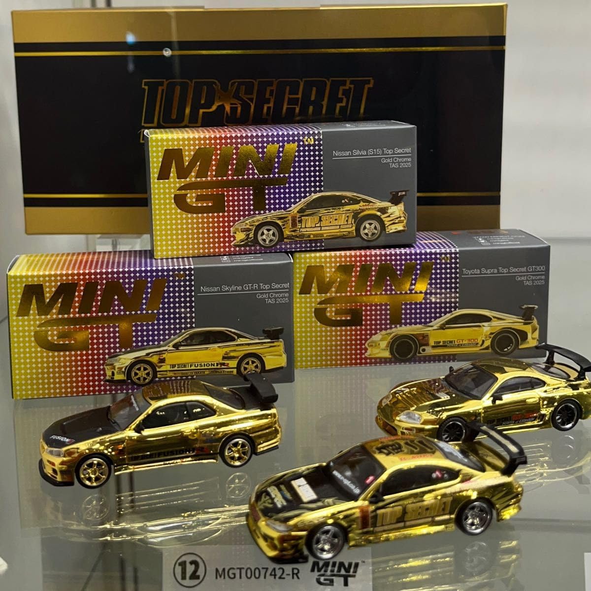 東京オートサロン 2025,2024 Top Secret ゴールドクロムセット TOP SECRET GT ゴールドクローム 東京オートサロン 限定 東京オート