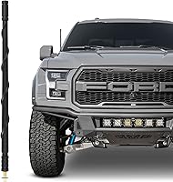 Vista 26 de VOFONO Antena de 13 pulgadas para Toyota Tundra Tacoma FJ Cruiser 1995-2021, nueva antena de goma flexible en espiral de repuesto Tundra 2014-2021