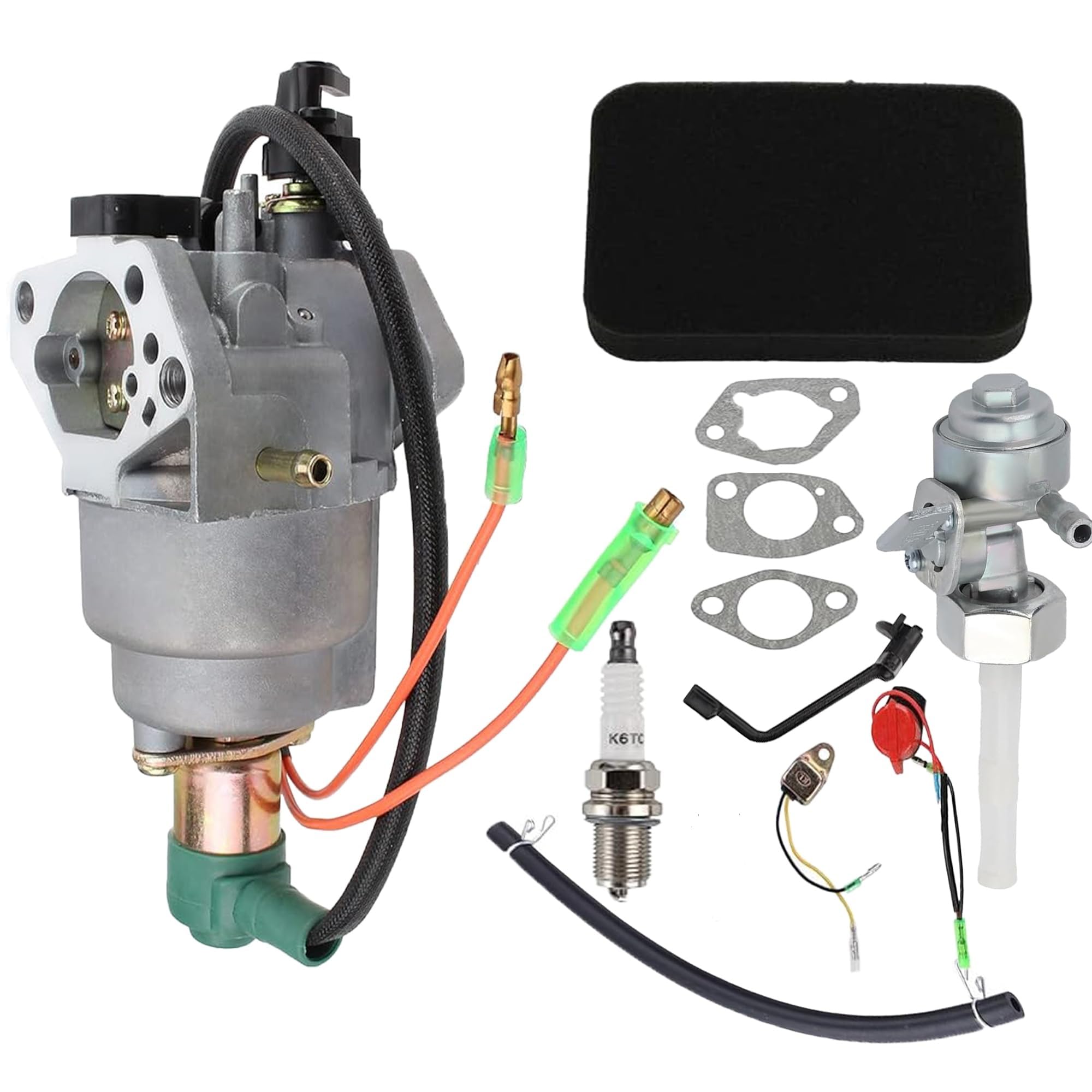 Carburetor for Gentron Generator 420CC 15HP GG10000 GG10020 GG10020-C Predator Generator Parts 420cc 9000 8750 7000 6500 5500 Watt 13HP 14HP 15HP 16HP Gasoline Carb