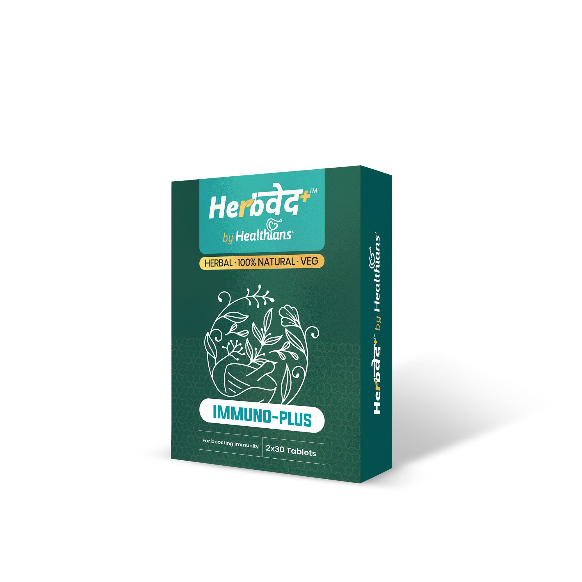 Herbवेद+ Immuno-Plus | Immunity Booster Tablets for Adults|Immunity Enhancer Multivitamin Capsules Rich In Antioxidant|Immunity Growth Supplements- 60 Tablets (B0BZSKR9DH) Amazon Price History, Amazon Price Tracker