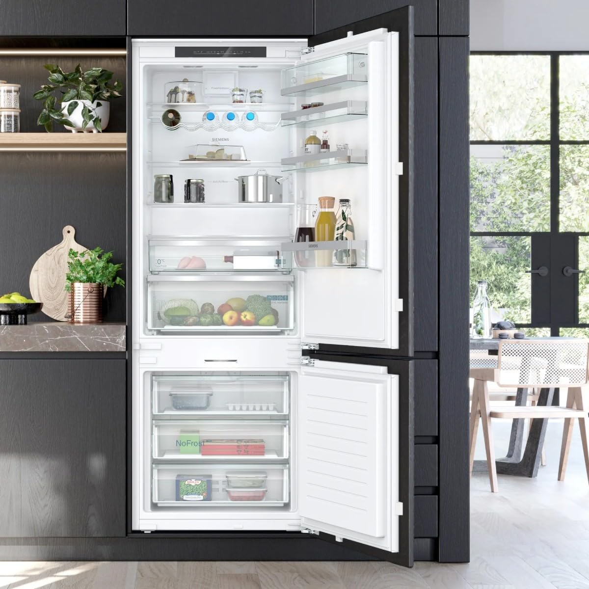 SIEMENS KB96NADD1 - Refrigerador combinado (381 L)