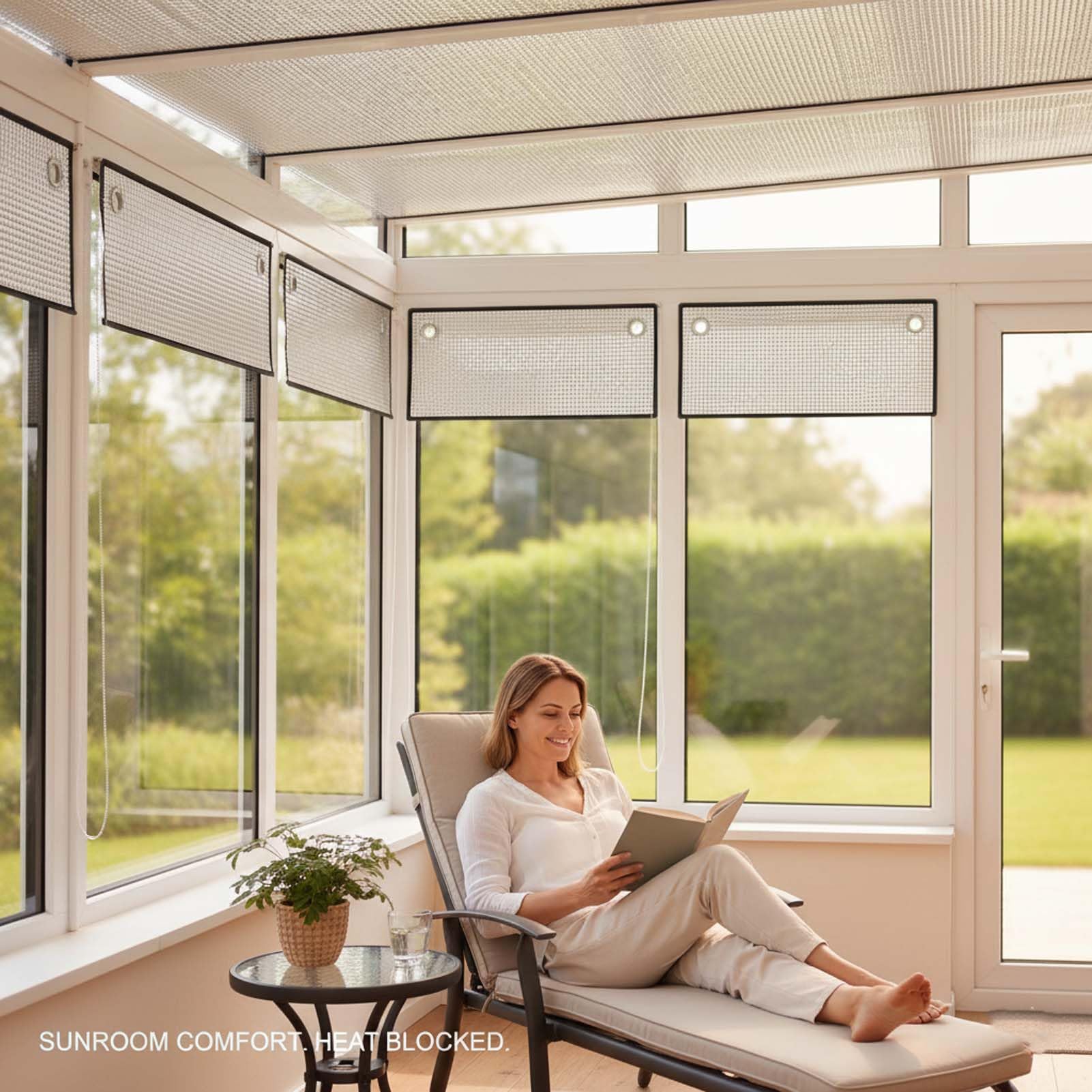Cortina Aislante De Aluminio, Lámina Térmica Reflectante con Ventosas, Protector Solar para Ventanas, Barrera contra El Calor, Película Plateada Reflectante para Coche Hogar Oficina