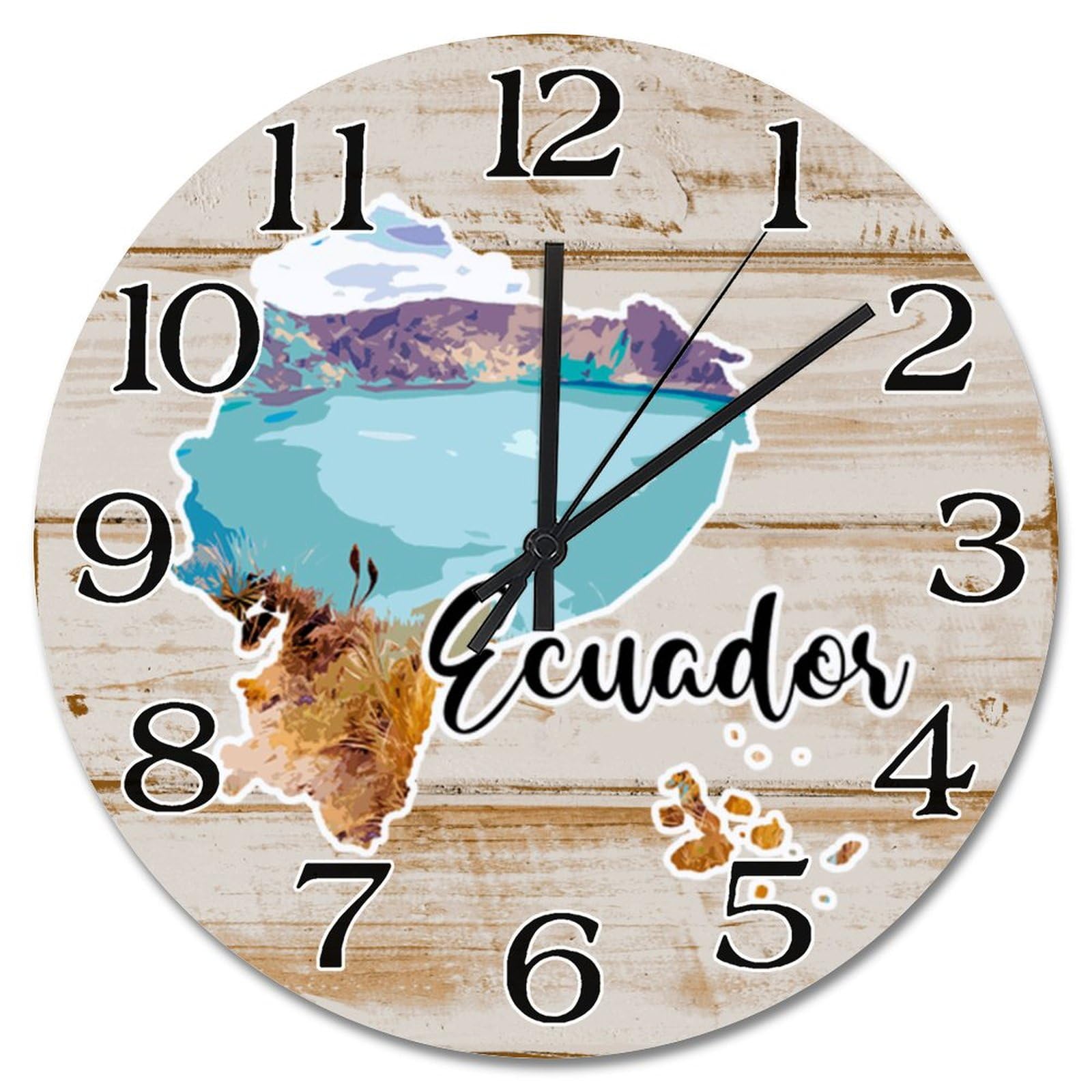 Horloge murale de 25,4 cm idéale pour l'organisation du bureau et de l'école