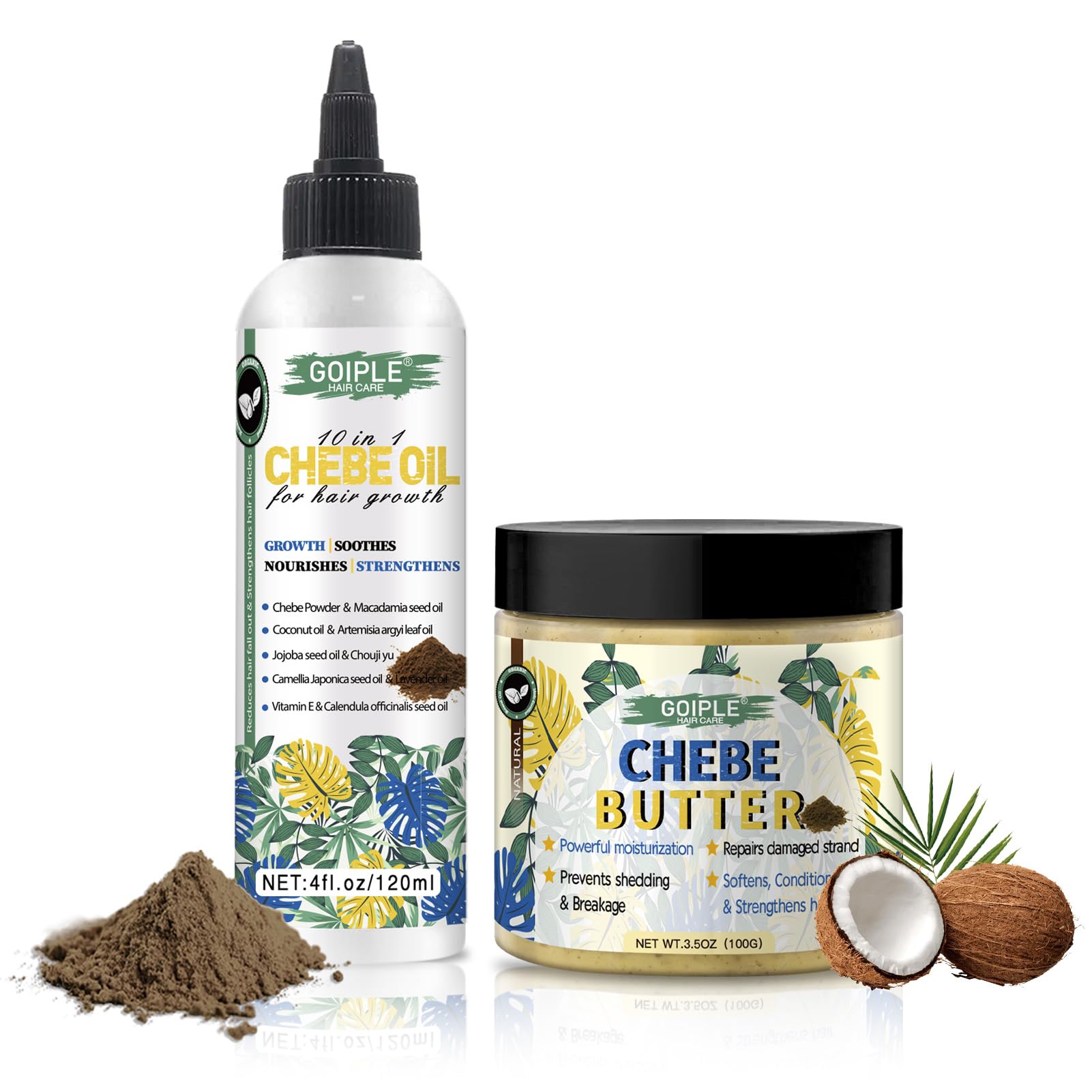 WOZUTUNT Chebe Hair Growth Oil & Butter