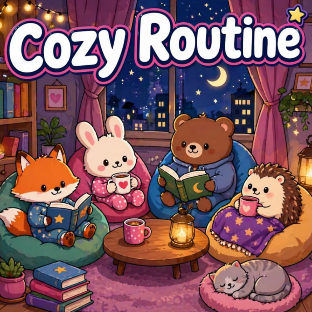 Cozy Routine Coloring Book Whimsical Cryptids Relaxing Cute Fantasy Art: Cute Cryptid Coloring Pages Cozy Routine Relaxation Fantasy Creature Art