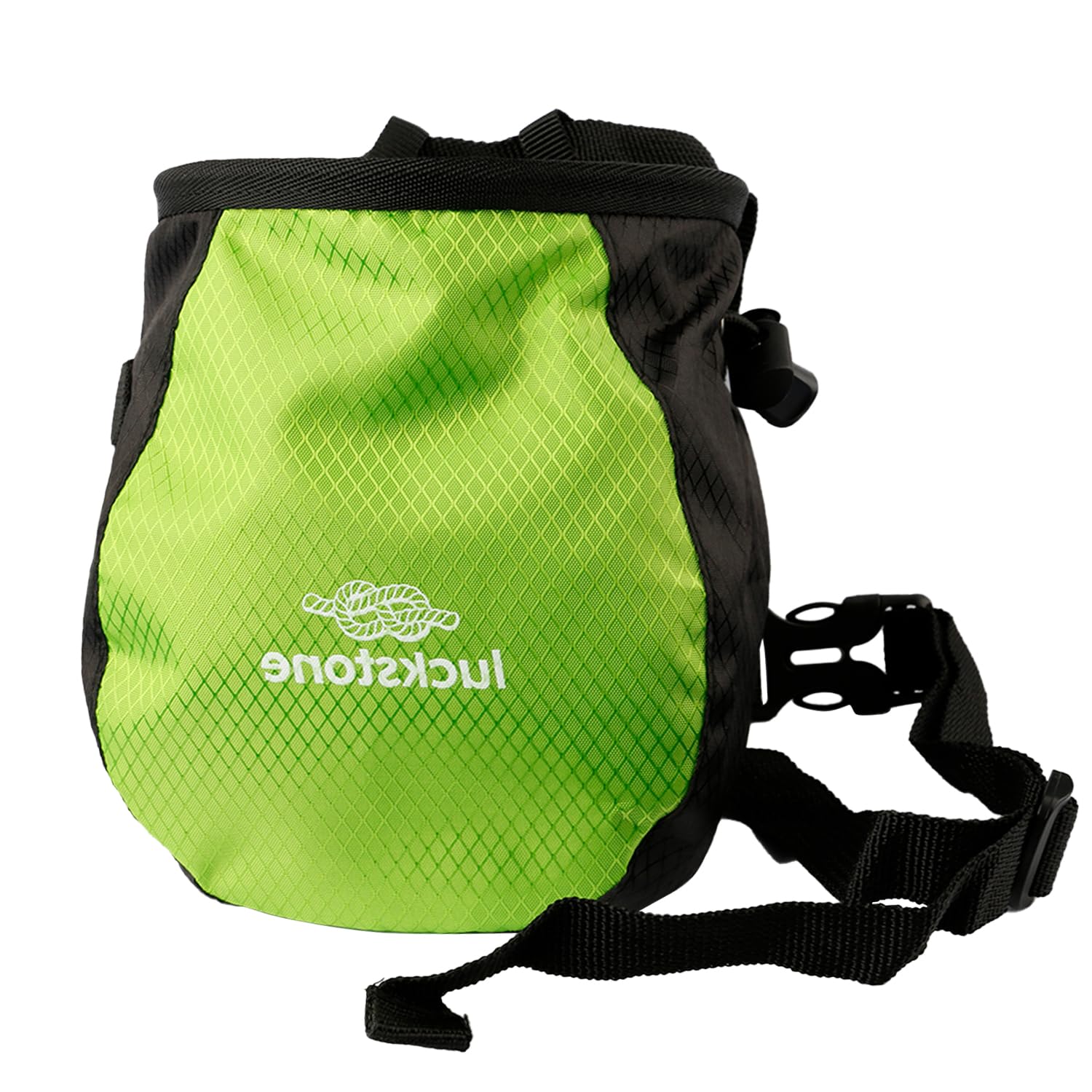 Thyonta Rock Climbing Chalk Bag Adjustable Waterproofing Bouldering Chalk Bag Climbing Powder Bags for Climbing, Weightlifting, Gymnastics(Green)