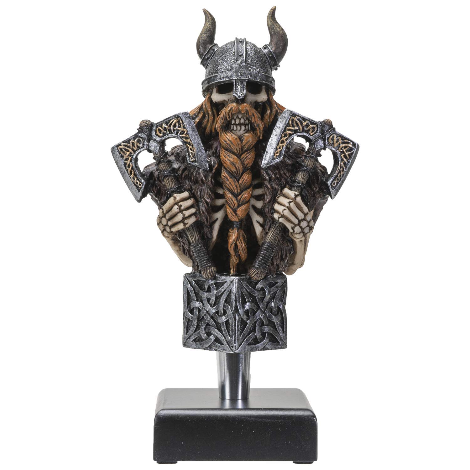 Poignée de bière Viking en statue robuste pour colonne de tirage pression