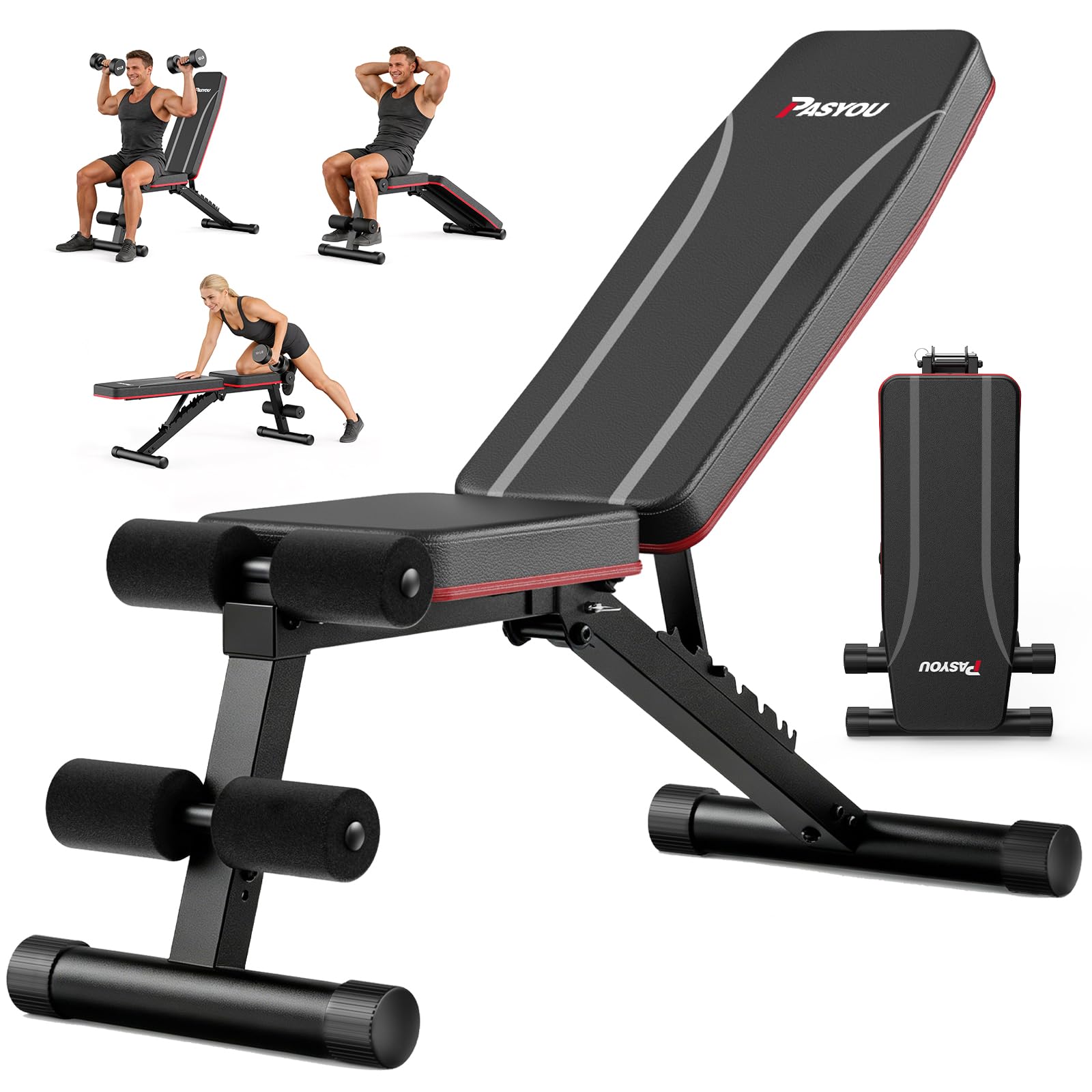 PASYOU Adjustable Weight Bench PA300