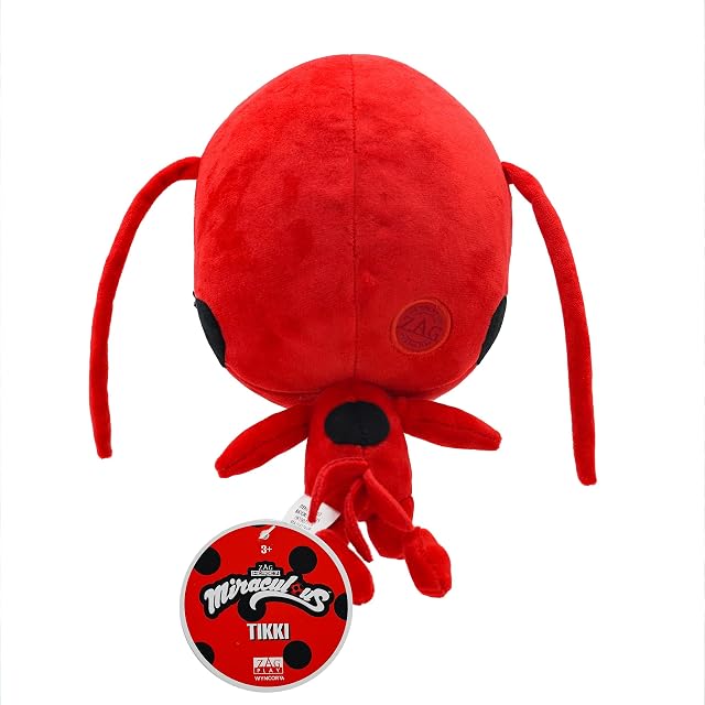 Foto 2 de 8 de Miraculous Ladybug Kwami Mon Ami Tikki 24 cm Ladybug Plush Toys for Kids