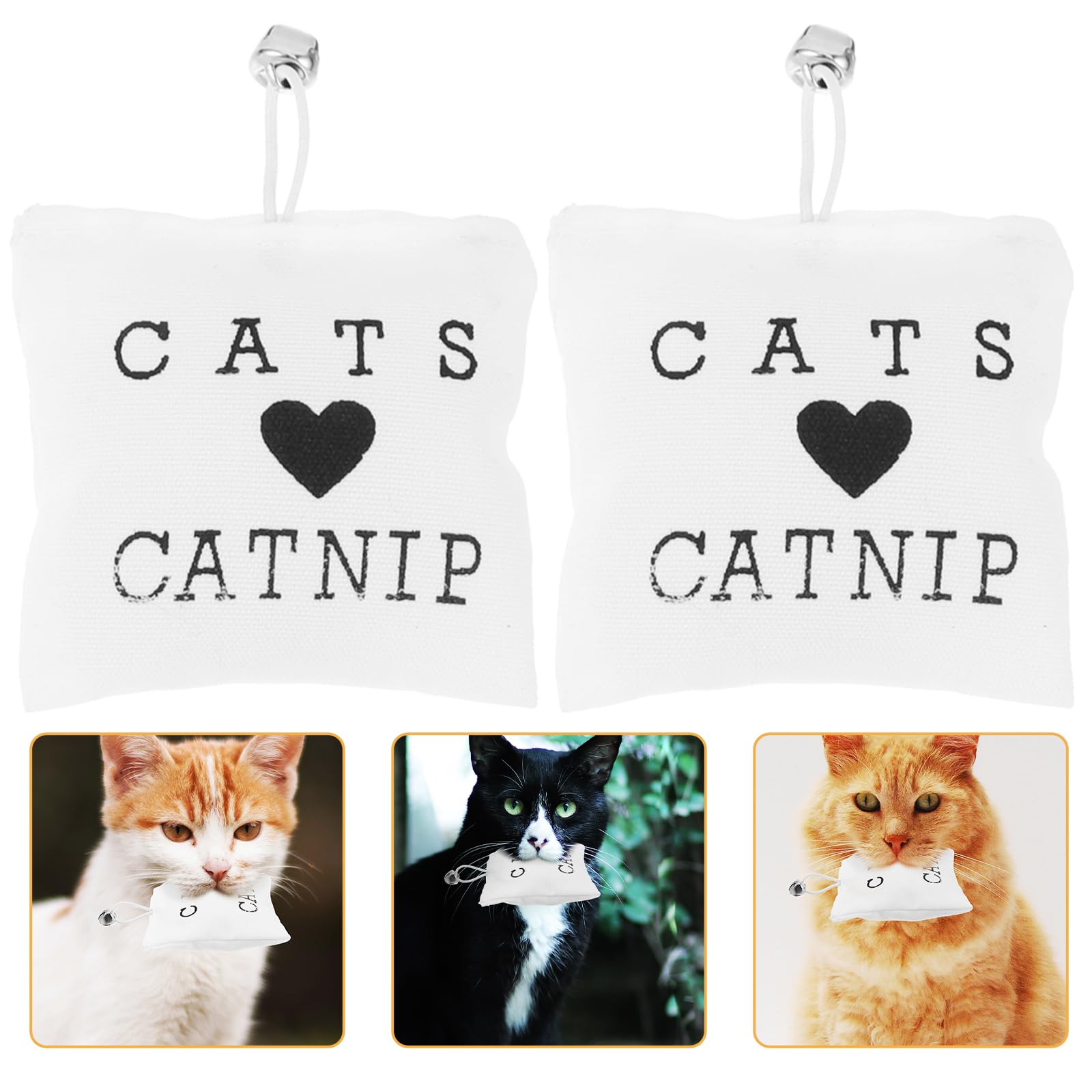 minkissy 3pcs Cat Toy Toys Catnip Bag Catnip Sack Toy Cat Nip Sack The Cat Bite Bag