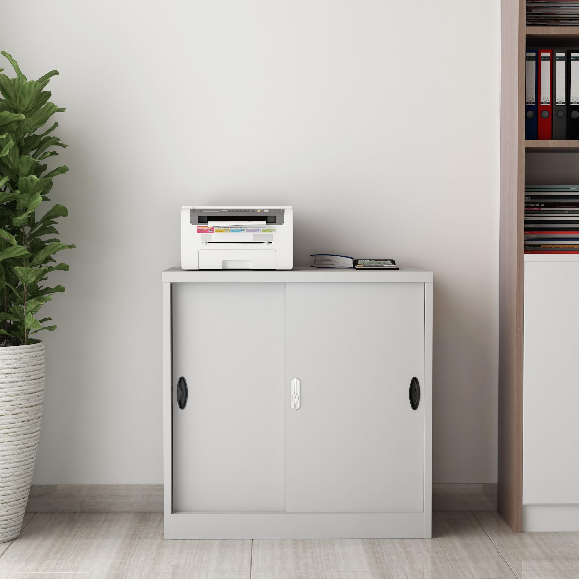 armoire bureau métallique portes