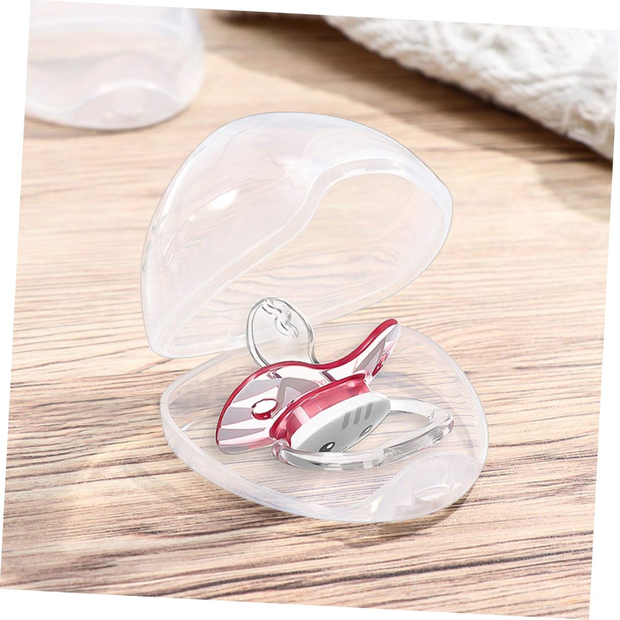 VICASKY 12pcs Portable Pacifier Holder Case Multiuse Storage for Pacifiers and Teething Toys Convenient for Travel and Outings Design Essential Organizer