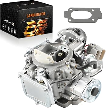 2 Barrel Carburetor for Nissan Pickup 720 2.4L Z24 Engine 1983-1986,for Nissan Bluebird/Caravan/Atras Truck/Vanette Panel Van 16010-21G61, Automatic Choke