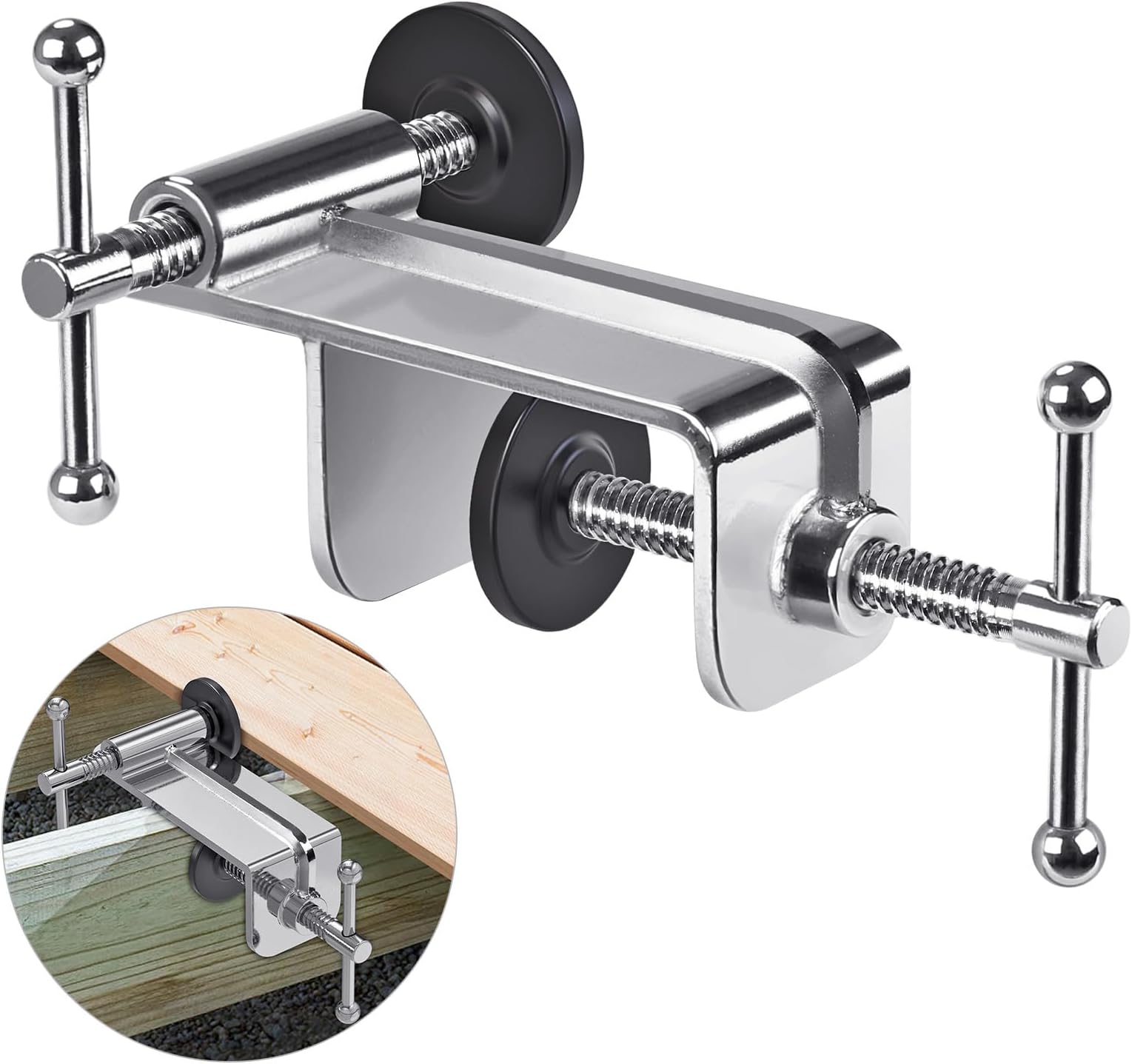Heavy Steel Deck Board Straightening Tool, Lever Deck Board Bending and Locking Tool, Deck Board Bender for Quick and Labor-Saving to Tight and Straight Deck Installation
