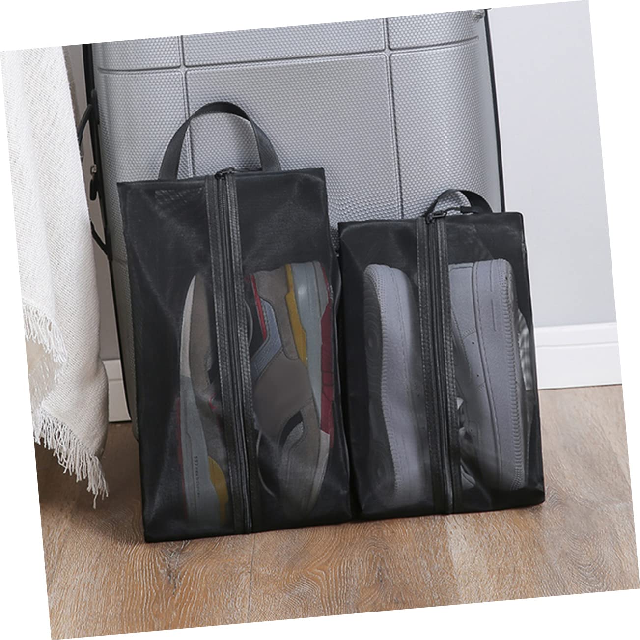 SOIMISS 6stücke Reise Schuhbeutel Atmungsaktive Aufbewahrungstaschen Für Schuhe Transparente Organizer Für Reisen Staubdichte Lagerung Praktische Schuhtaschen Für Männer Und Frauen