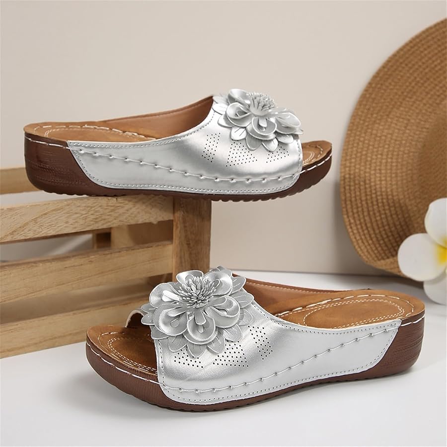 Chaussons Orthopédiques Pour Femme D'été, Confortables, Antidérapants, Avec Coins Souples, Plante, Large, Chaussures Orthopédiques, Piscine, Mer, Pantoufles à La Maison, Ouvertes, Avant Légères