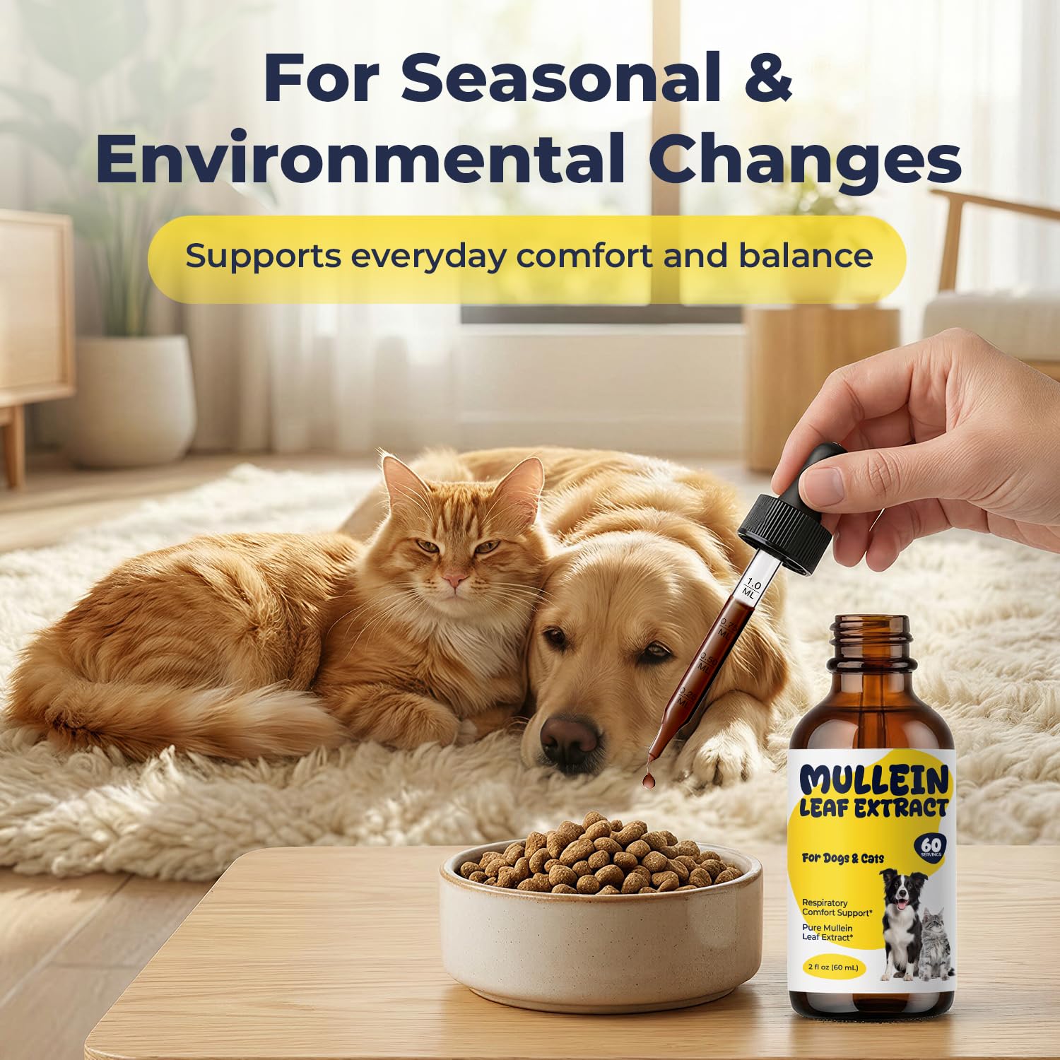 Mullein Drops for Dogs & Cats with Chlorophyll, Cough & Respiratory Support — Amazon image 7