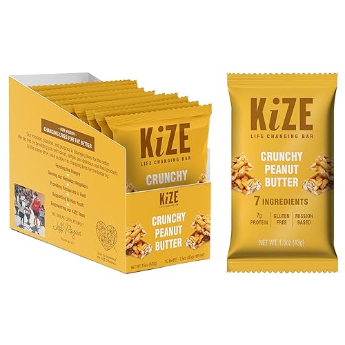 Vista 39 de Barras de energía KiZE - Avena con chispas de chocolate - Sin gluten, sin lácteos, sin OMG y barras energéticas sustitutivas de comidas con alto