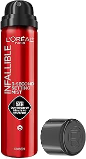 L'Oreal Paris Infallible 3-Second Setting Spray Mist, Microfine Mist for...