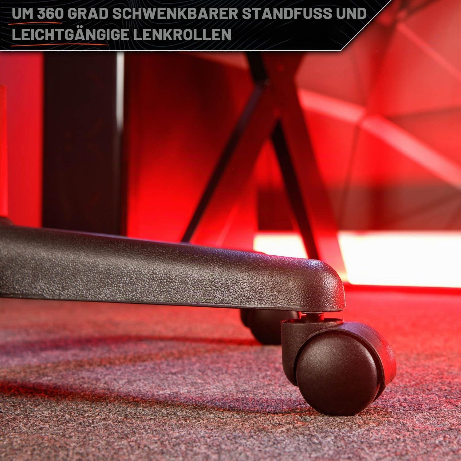 X Rocker Saturn Gaming Bürodrehstuhl für Kinder & Jugendliche