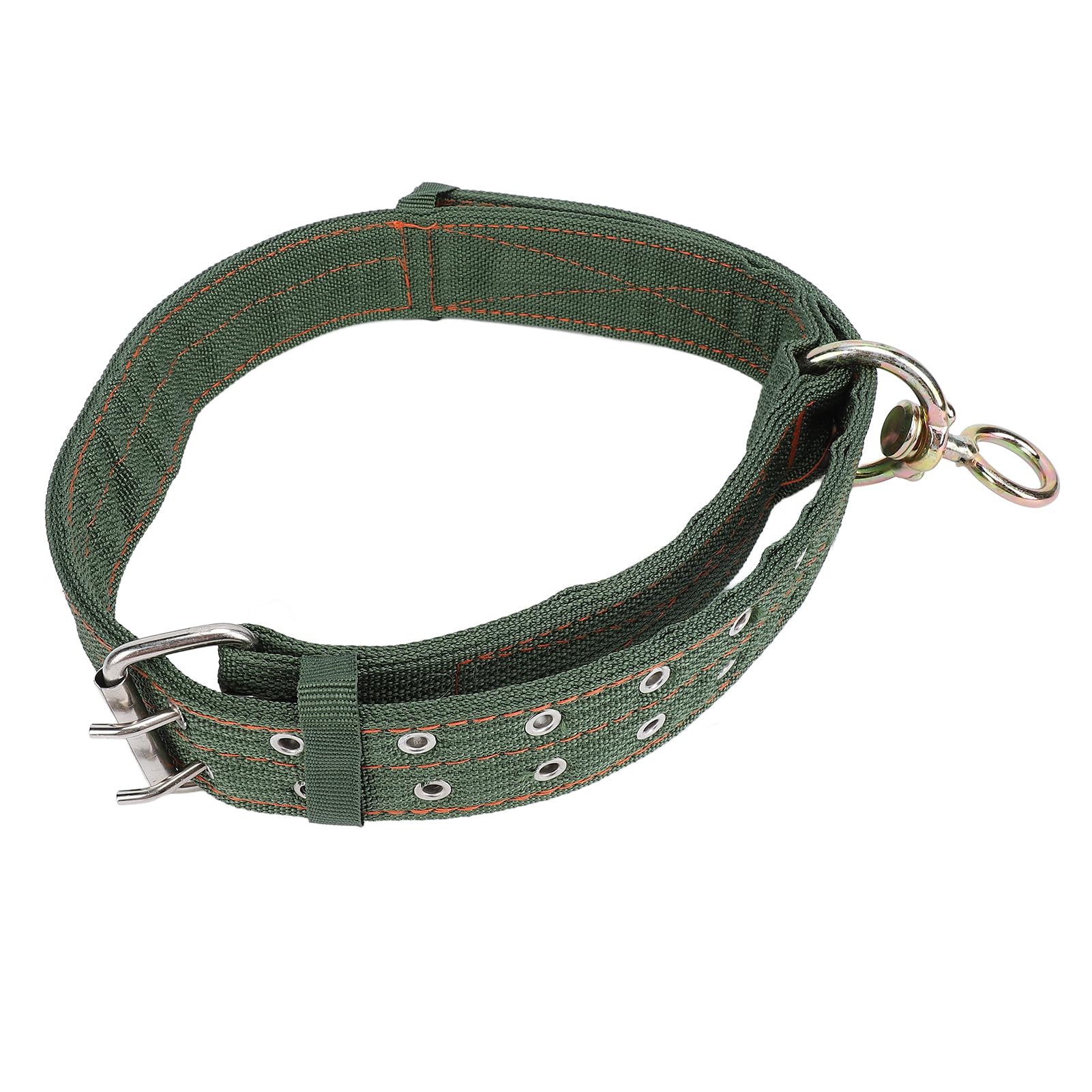 Collier pour bovins en Nylon épais avec Boucle en métal et chaîne de Traction pour Chevaux, Chiens et Animaux de Ferme (Taille Moyenne)