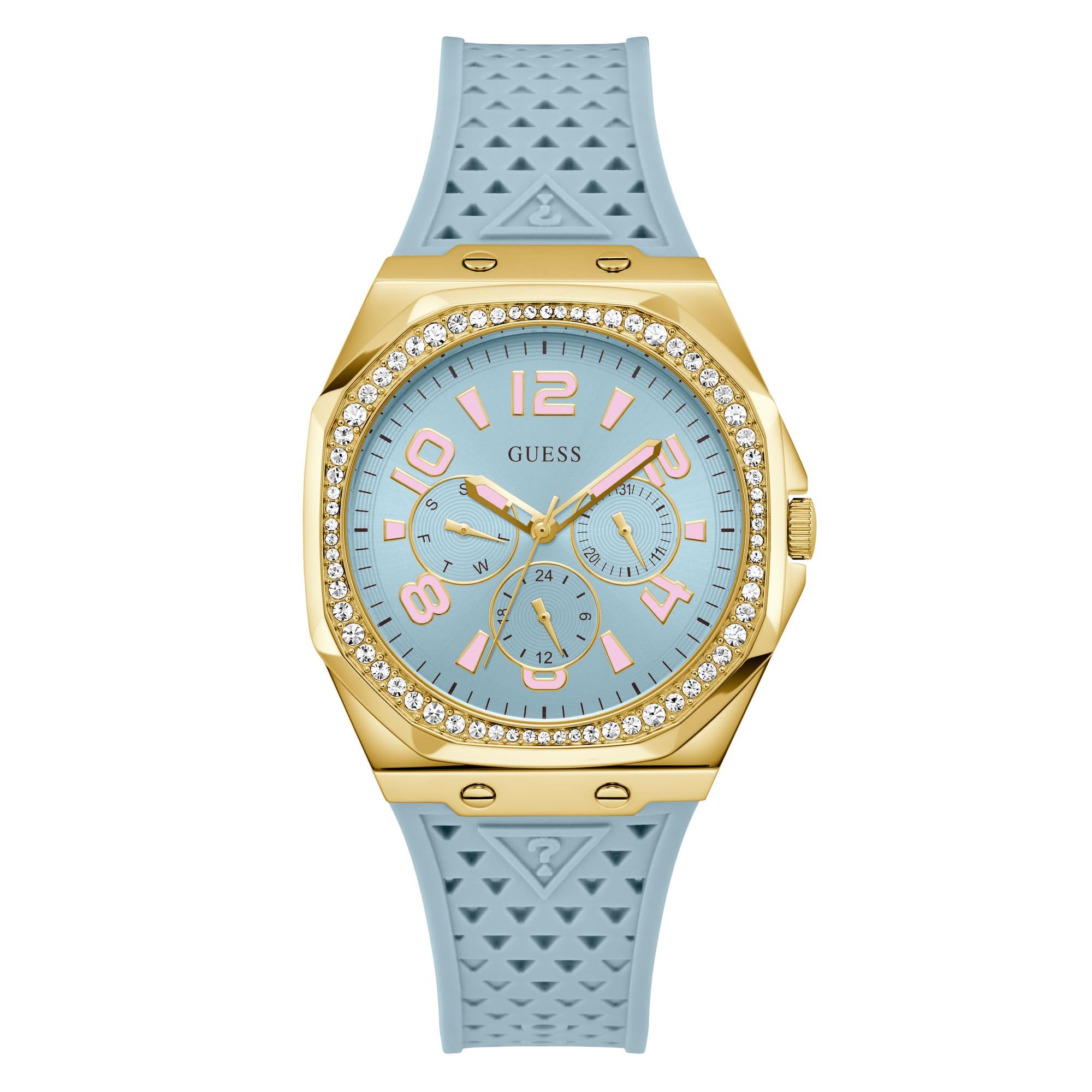 Guess Women 39.5 mm Blue Dial Analog Watch- GW0694L1 (B0CRDXC4Z5) Amazon Price History, Amazon Price Tracker