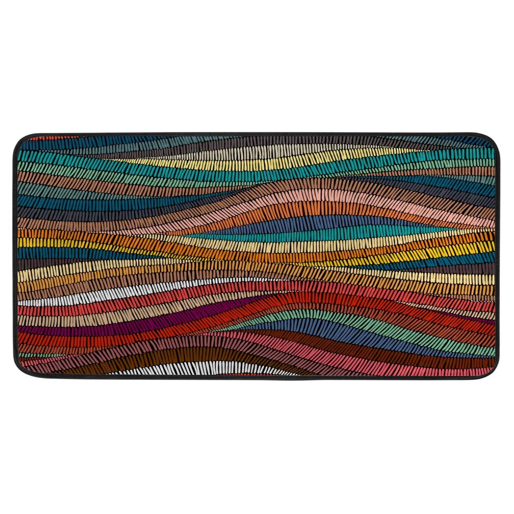 Alfombrillas de cocina acolchadas e impermeables con diseño ergonómico