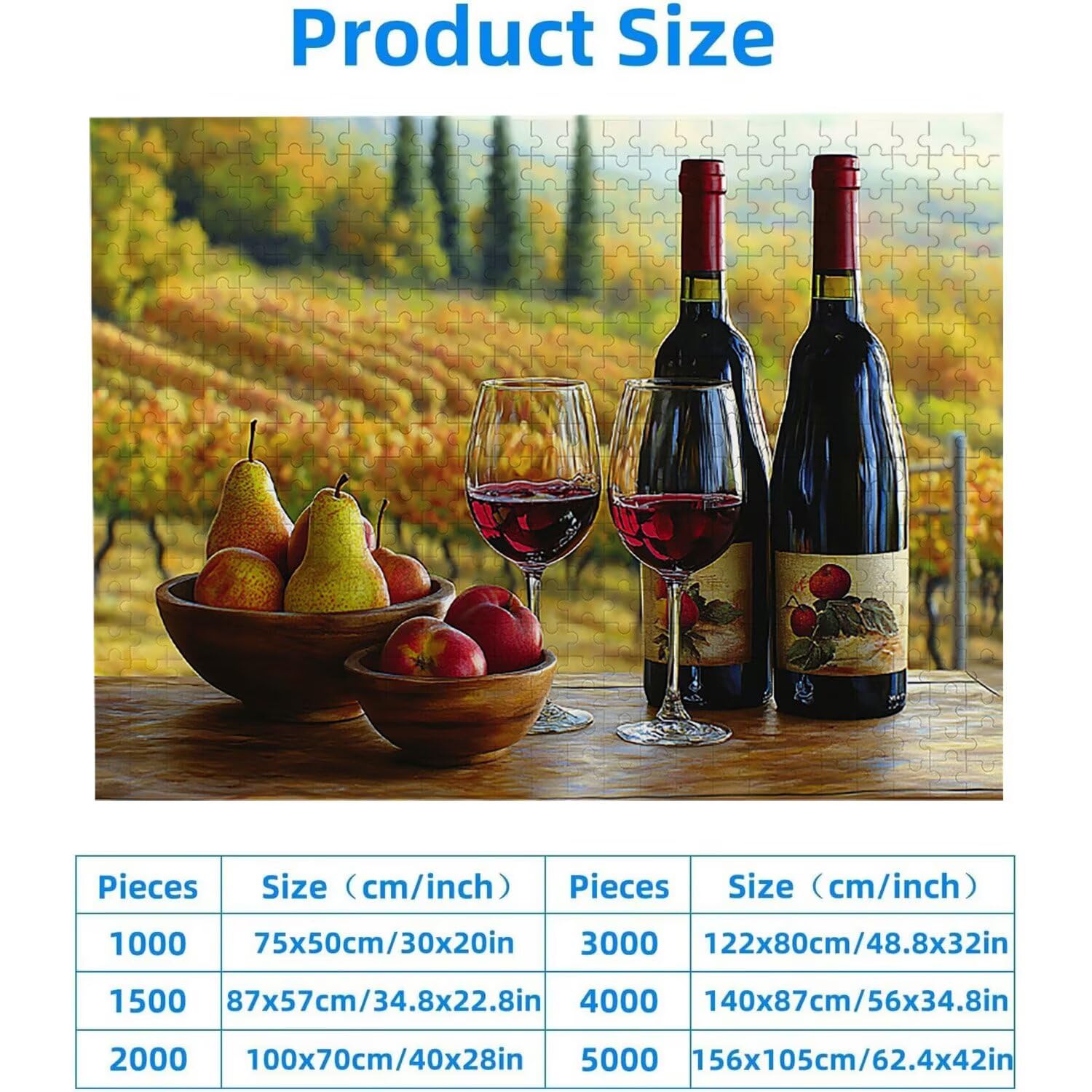 3000 sztuk puzzli, owoce czerwone wino 3000 sztuk puzzli dla dorosłych, prezent rocznicowy, prezent świąteczny, dekoracja domu, zapobieganie degeneracji mózgu u osób starszych v-789