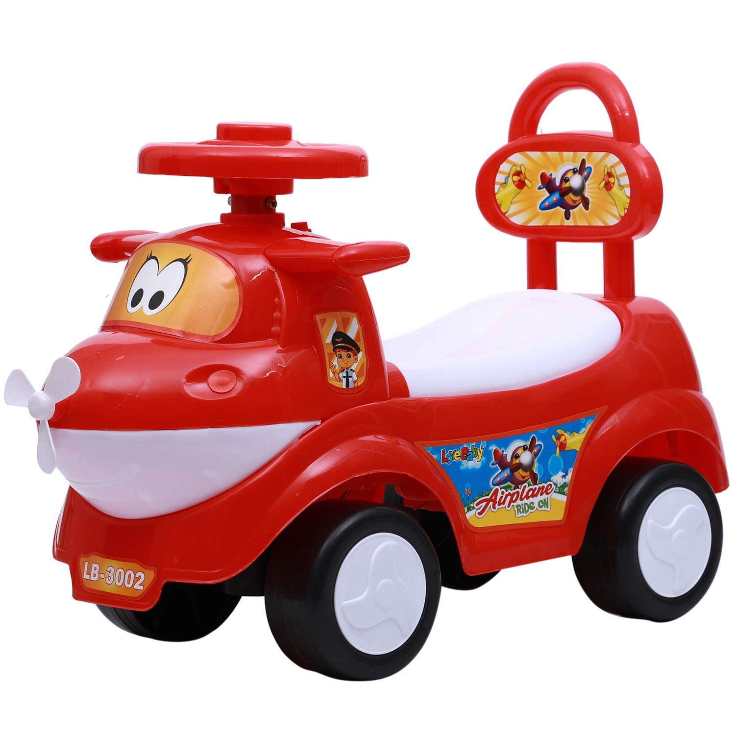Maanit Airplane Ride on Scooter for Kids 1 to 5 Years Old Kids (Red) (B08NZS334Z) Amazon Price History, Amazon Price Tracker