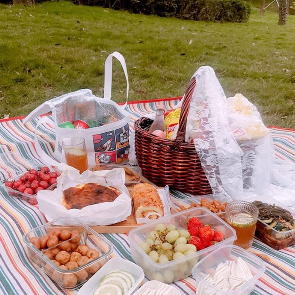 Koc Piknikowy Mata Piknikowa Piknikowy Koc Plażowy Na Zewnątrz Zewnętrzny Wodoodporny Zagęścić Przenośna Mata Piknikowa Odpowiednia Do Podróży Koc Plażowy Do Parku(B,190 * 200CM)