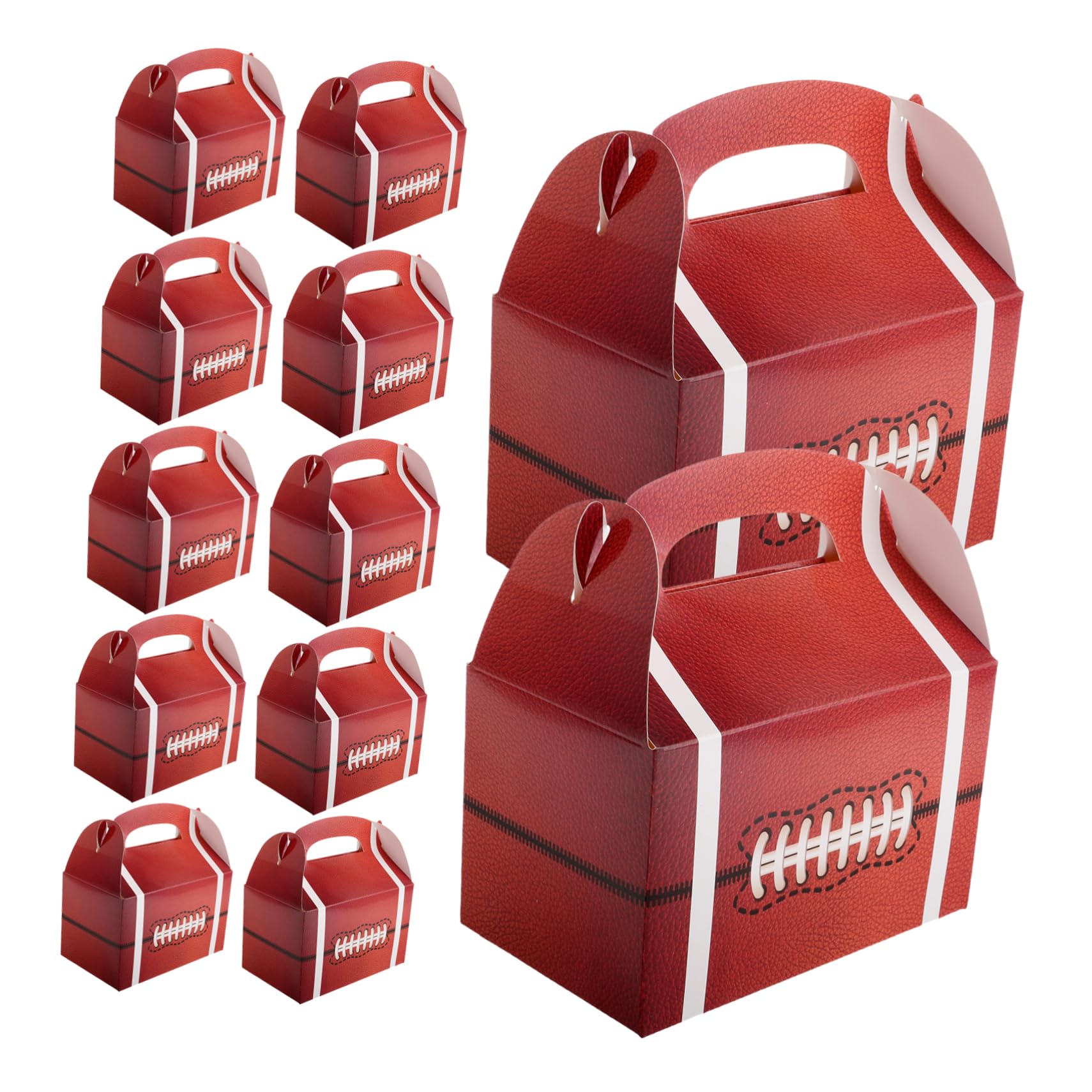 Ipetboom 50piezas Cajas De De Fútbol Para Cumpleaños De Decoración De Fiesta Recipientes Para Snacks y Golosinas Para Eventos Deportivos y Celebraciones De Cumpleaños