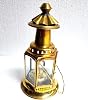 Golden Polish 14 inch Ship Boat Oil Lantern-Maritime Collectible Lantern-Boat Lamps-Vintage Lighting Lamp