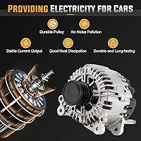 Vista 5 de Nuevo alternador para Audi TT 1.8L 2000-2006, para TT Quattro 1.8L 3.2L 2000-2006, para Jetta 1.8L 1.9L 2L 1999-2005, para Beetle Golf 1.8L 1.9L