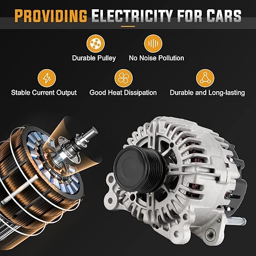 Miniatura 5 de Nuevo alternador para Audi TT 1.8L 2000-2006, para TT Quattro 1.8L 3.2L 2000-2006, para Jetta 1.8L 1.9L 2L 1999-2005, para Beetle Golf 1.8L 1.9L