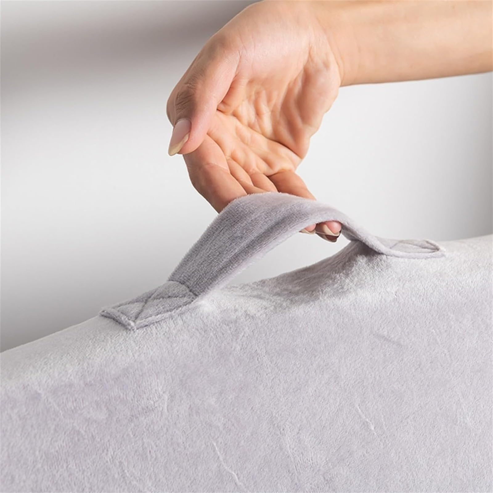 Almohada De Lectura Cojín con Forma De Cuña para Sofá Y Cama para Leer O Trabajar Almohada Ortopédica De Espuma Viscoelástica para Adultos Reduce El Dolor De Espalda